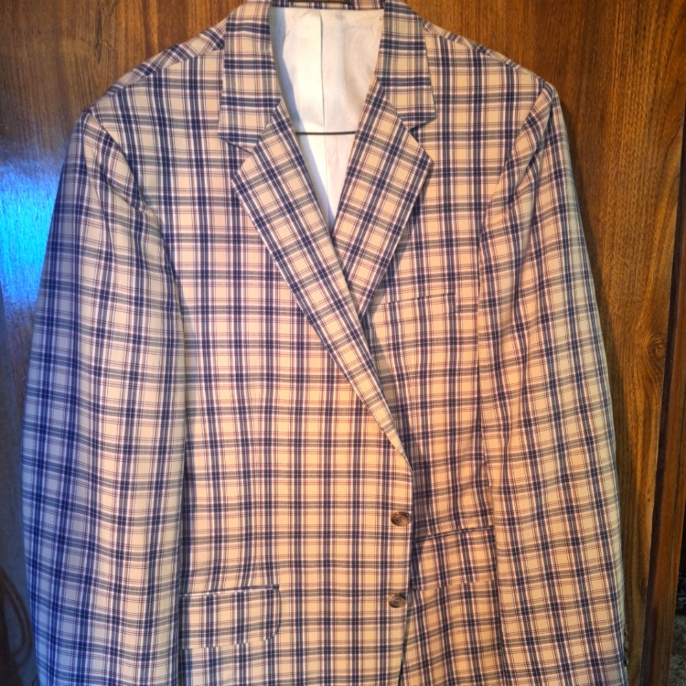 PLAID SUMMER SPORT COAT